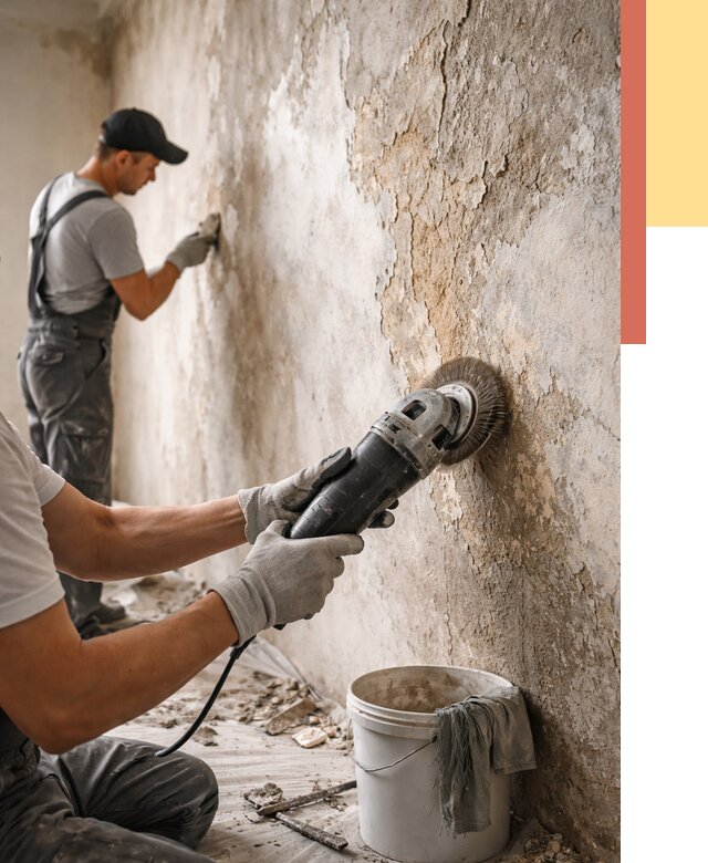 Снятие и удаление краски со стен в Карасук от 2133 руб. — ОТДЕЛОЧНИК-Кск