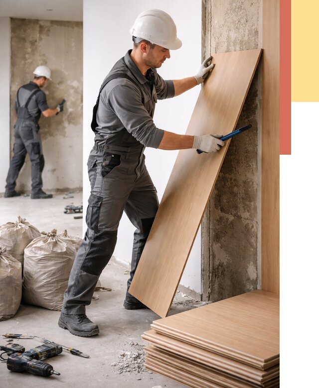 Демонтаж стеновых панелей в Карасук от 3555 руб. за м² быстро и недорого | ОТДЕЛОЧНИК-Кск