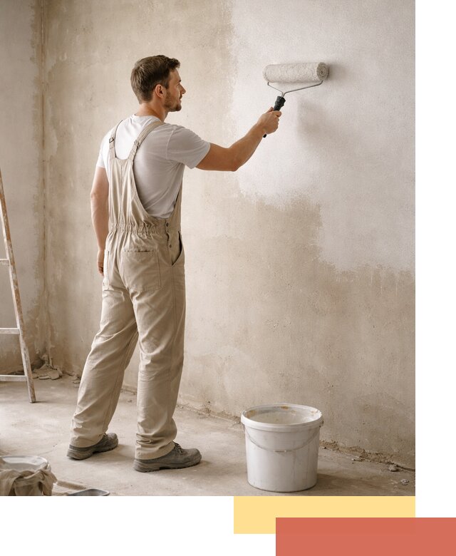 Грунтовка стен под отделку в Карасук профессиональным раствором