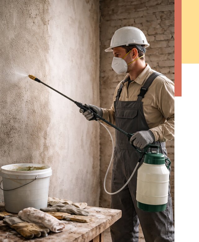 Антисептическая обработка стен в Карасук от 1219 руб. — быстро и недорого | ОТДЕЛОЧНИК-Кск