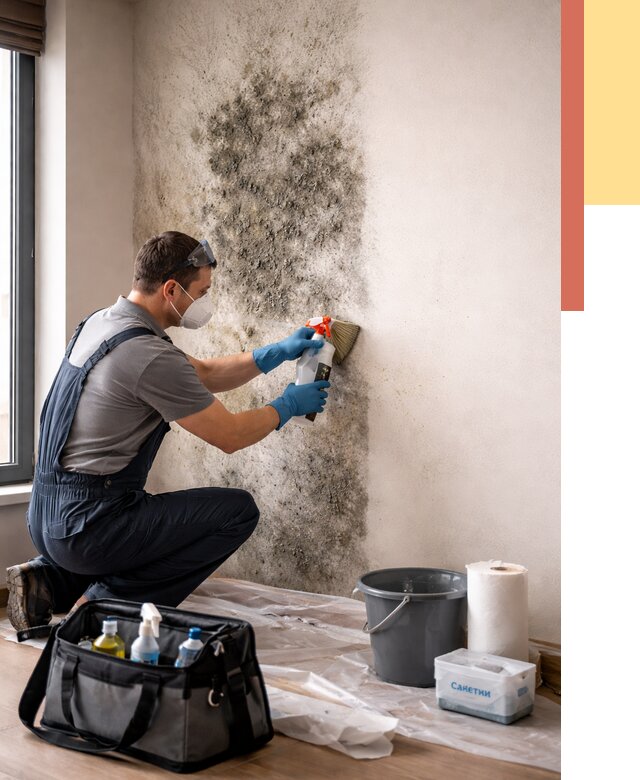 Удаление плесени со стен в Карасук от 2184 руб. — быстро и недорого | ОТДЕЛОЧНИК-Кск