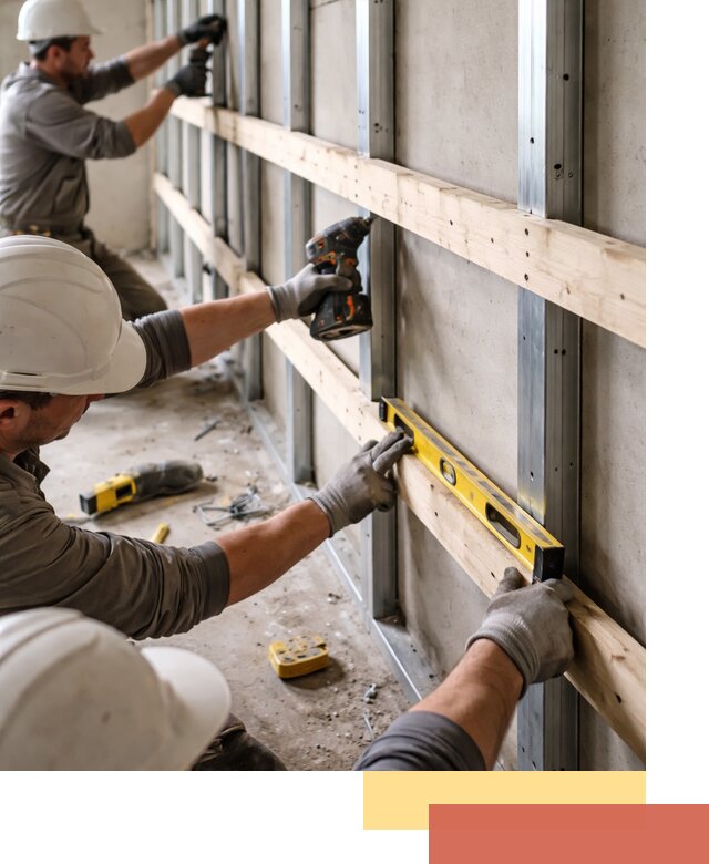 Устройство обрешетки под панели в Карасук