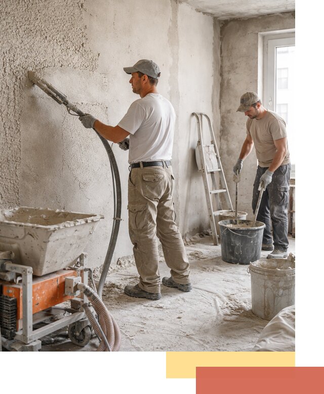 Машинная штукатурка стен в Карасук — быстро и качественно