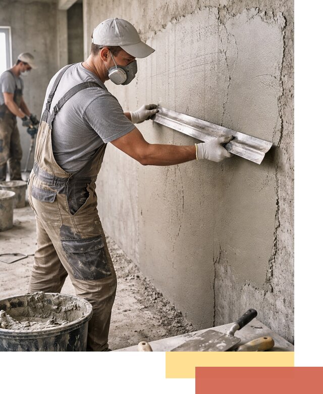 Штукатурка бетонных стен в Карасук качественно и долговечно