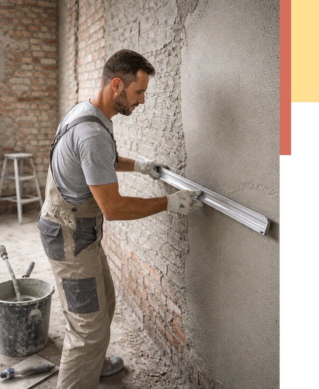 Штукатурка кирпичных стен в Карасук от 4571 руб/м2 — быстро и недорого | ОТДЕЛОЧНИК-Кск