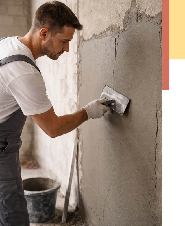 Штукатурка стен под плитку в Карасук от 4266 руб./м2 — выравнивание под плитку | ОТДЕЛОЧНИК-Кск