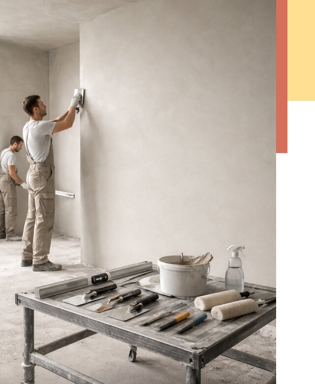 Штукатурка стен под покраску в Карасук от 4571 руб./м² — качественно и недорого | ОТДЕЛОЧНИК-Кск