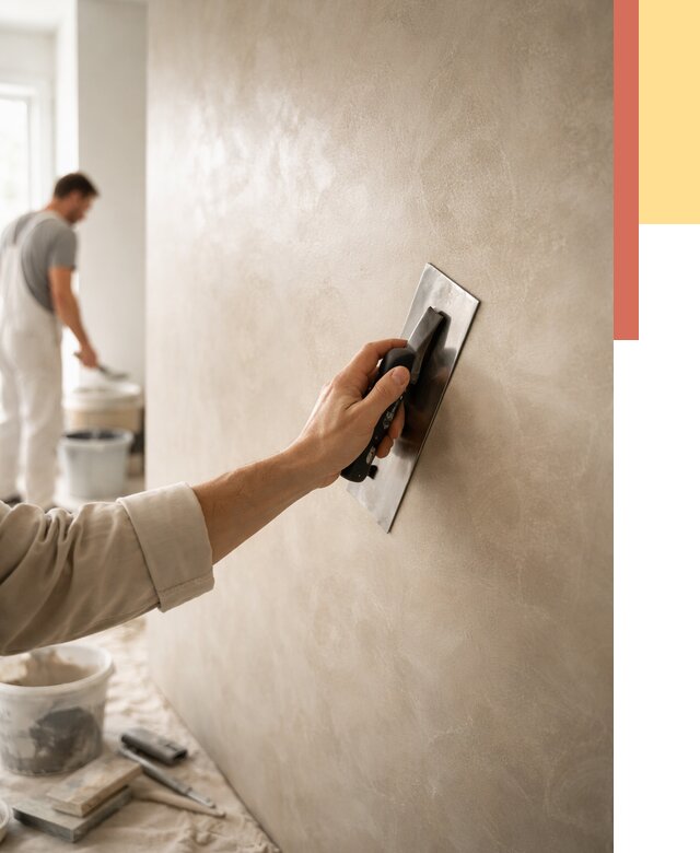 Венецианская штукатурка в Карасук от 3555 руб/м² — нанесение стен под ключ | ОТДЕЛОЧНИК-Кск