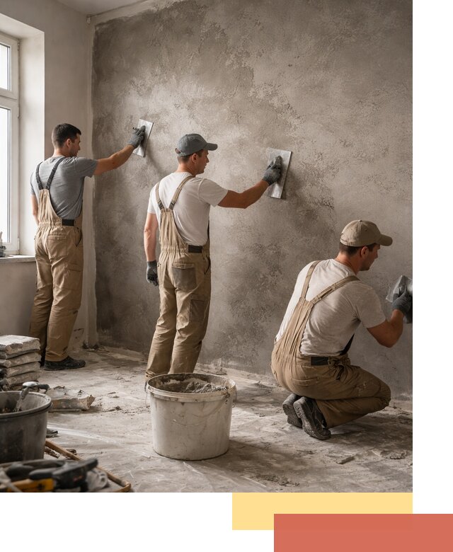 Декоративная штукатурка под бетон в Карасук для стен и потолков