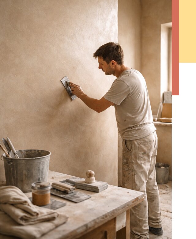 Марокканская штукатурка таделакт в Карасук под ключ от 4266 руб. | ОТДЕЛОЧНИК-Кск