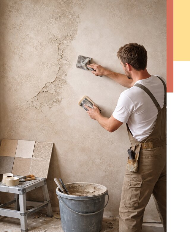 Ремонт декоративной штукатурки в Карасук от 4571 руб. под ключ | ОТДЕЛОЧНИК-Кск