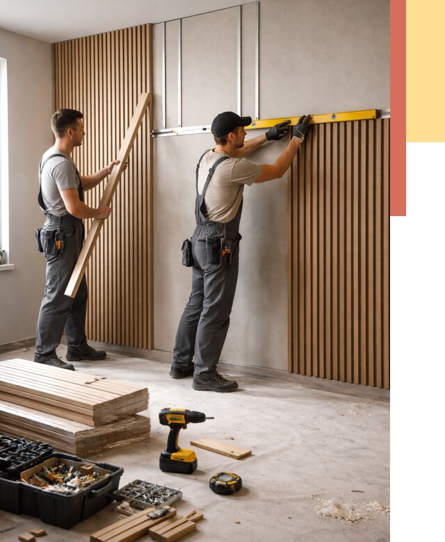 Монтаж реечных панелей на стены в Карасук от 1219 руб. — быстро и недорого | ОТДЕЛОЧНИК-Кск