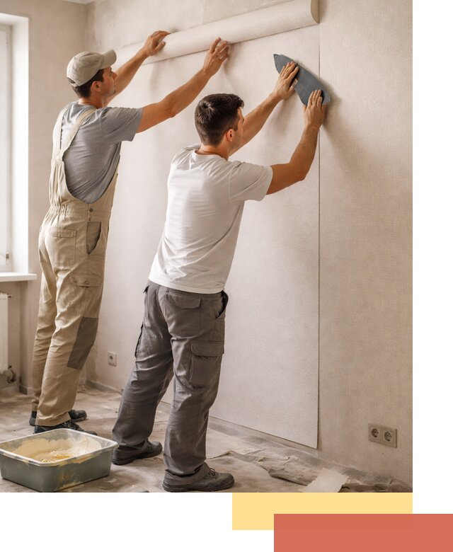 Поклейка виниловых обоев в Карасук профессионально и качественно