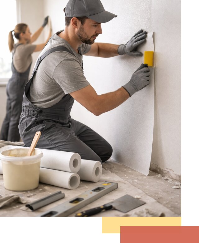 Поклейка стеклообоев профессионально в Карасук