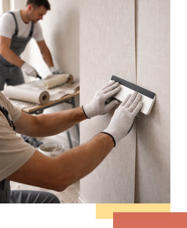 Поклейка обоев под покраску в Карасук профессионально и быстро