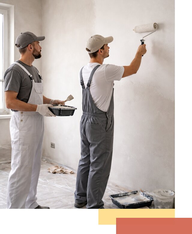 Покраска стен водоэмульсионной краской в Карасук