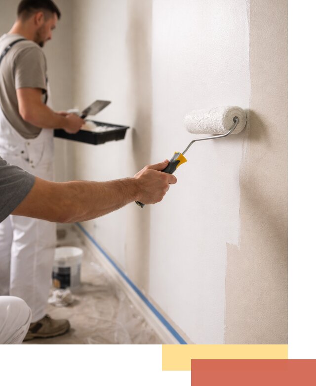 Покраска стен акриловой краской профессионально в Карасук