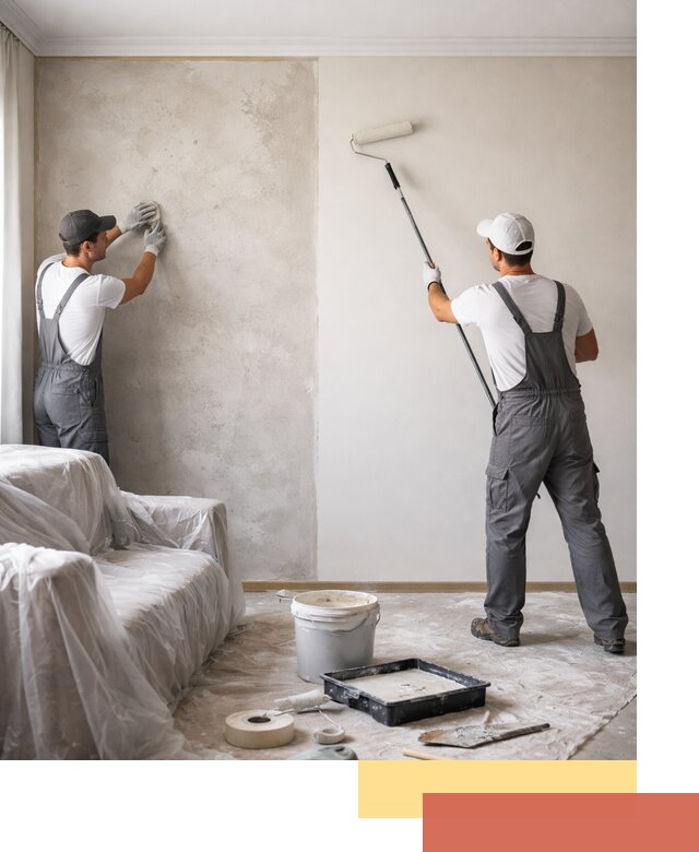 Покраска стен антивандальной краской в Карасук