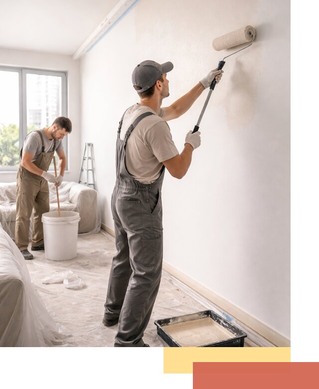 Покраска стен в офисе в Карасук — быстрый и качественный ремонт