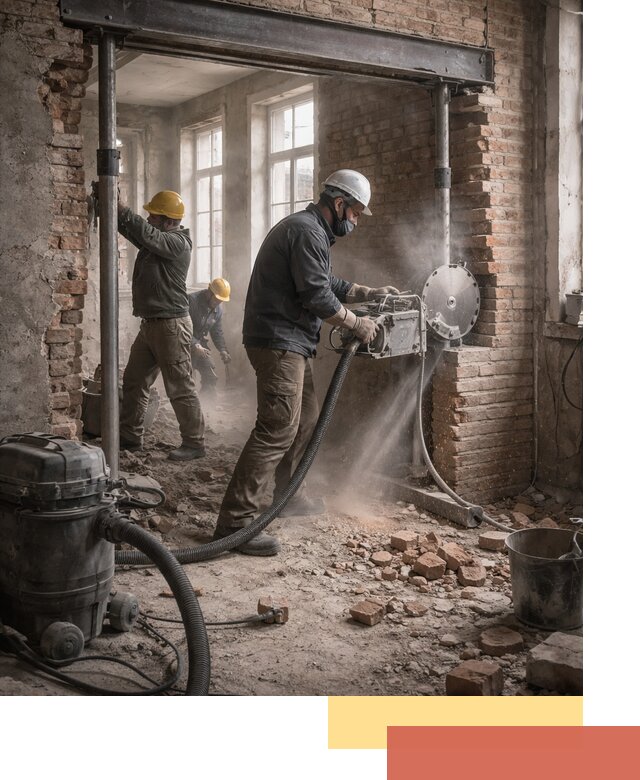 Прорезка проема в стене под дверной или оконный проем в Карасук