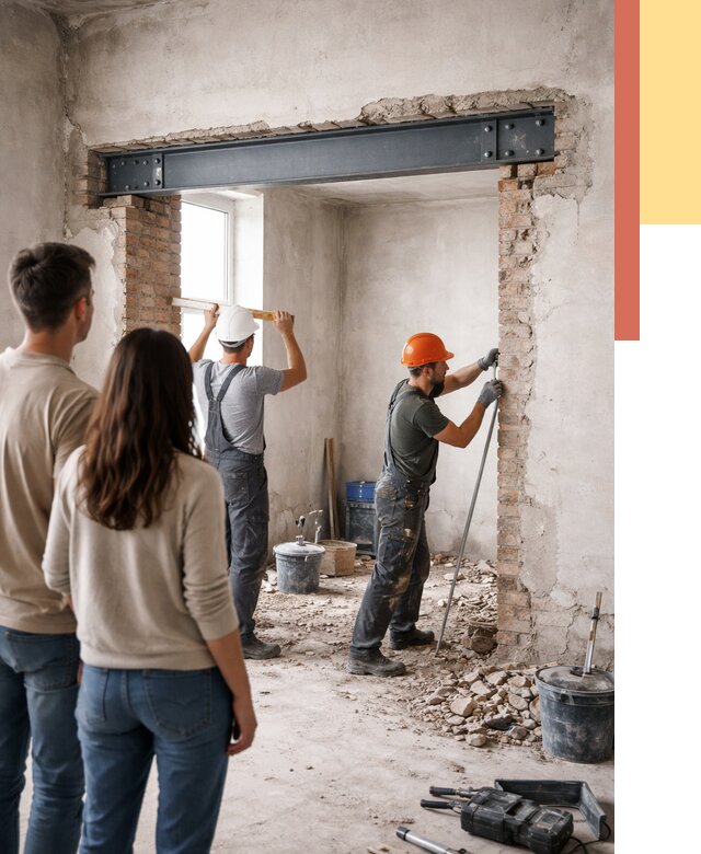 Усиление проема в стене в Карасук от 9649 руб. — усиление дверного проема металлоконструкцией | ОТДЕЛОЧНИК-Кск