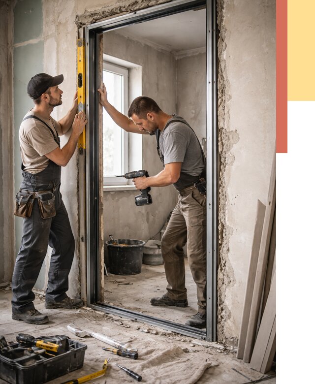 Закладка дверного проема в Карасук от 3555 руб. — быстро и недорого | ОТДЕЛОЧНИК-Кск