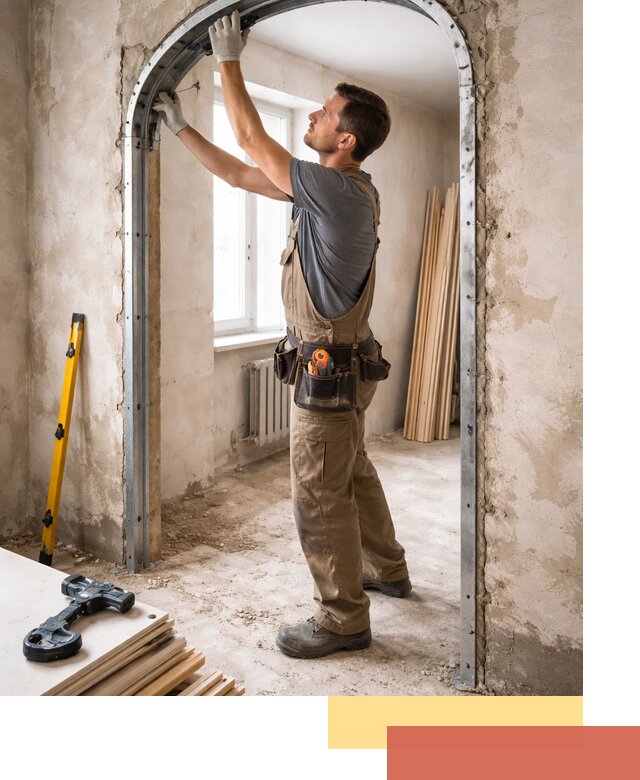 Устройство арочного проема в Карасук под ключ