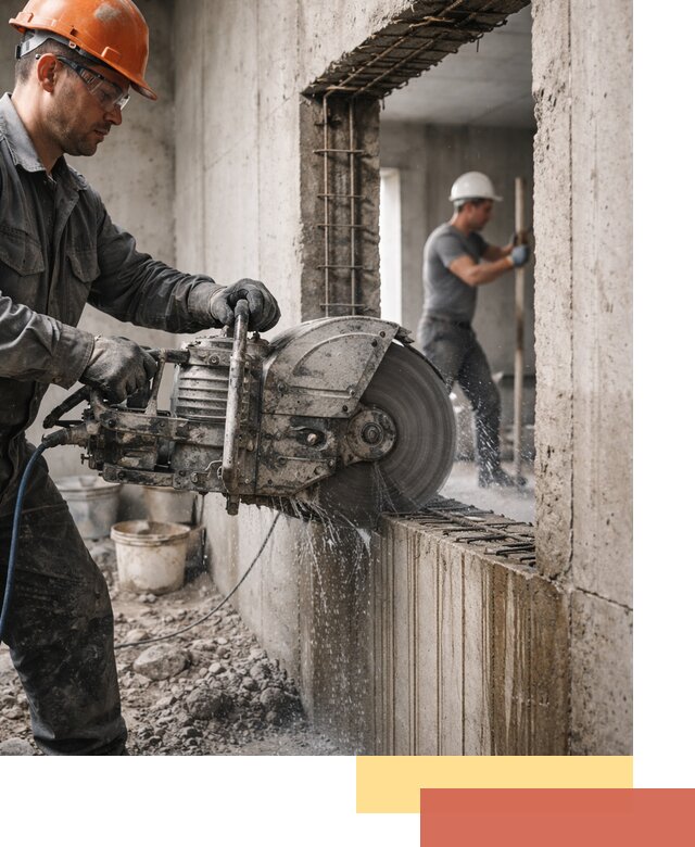 Алмазная резка проемов в Карасук быстро и точно