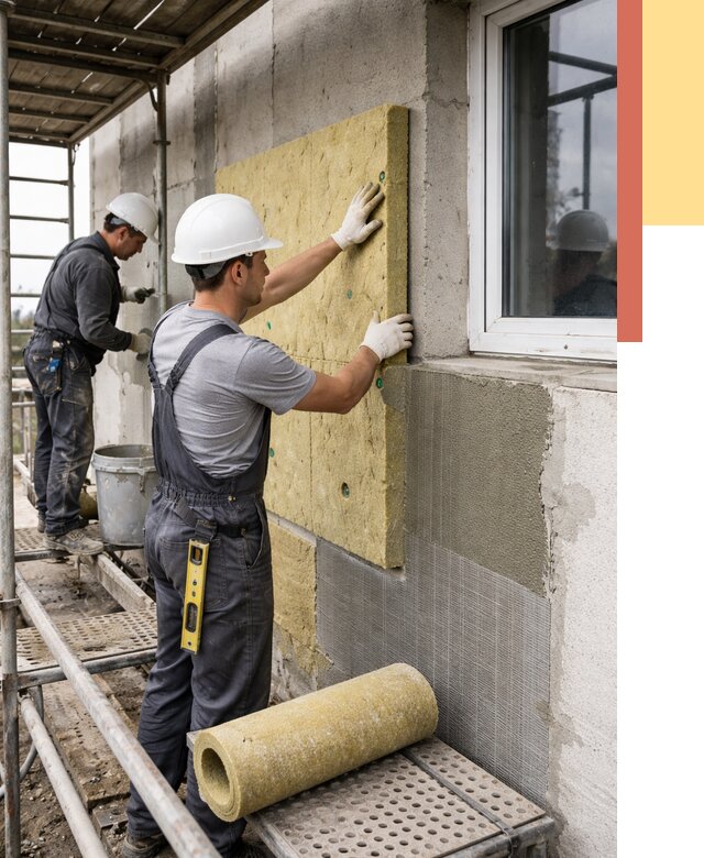 Утепление стен в Карасук от 4368 руб. под ключ — быстро и недорого | ОТДЕЛОЧНИК-Кск