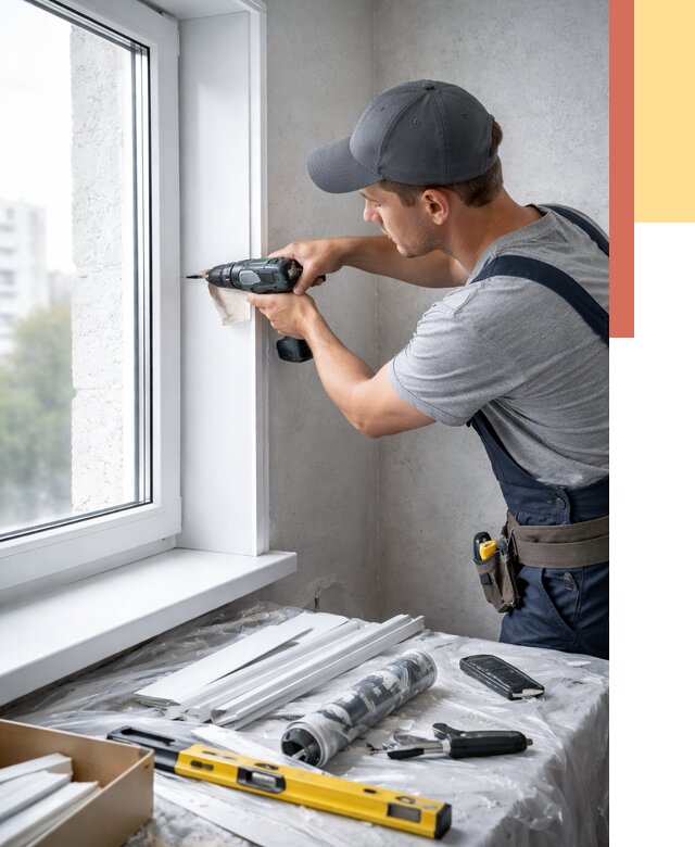 Установка пластиковых откосов в Карасук от 2285 руб. | ОТДЕЛОЧНИК-Кск монтаж, быстро и недорого