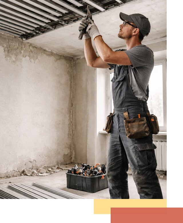 Демонтаж реечного потолка в Карасук быстро и аккуратно