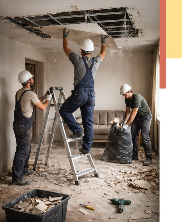 Демонтаж гипсокартонного потолка в Карасук от 427 руб. за м2 — ОТДЕЛОЧНИК-Кск