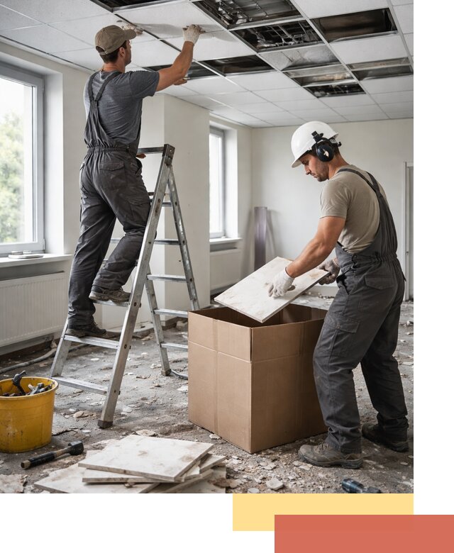 Демонтаж потолочной плитки в Карасук быстро и аккуратно