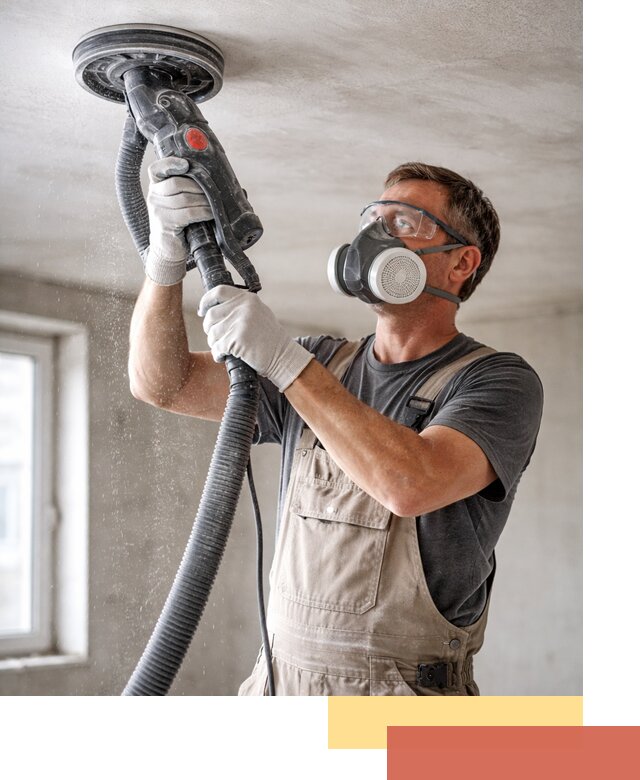 Шлифовка потолка в Карасук — качественная подготовка под отделку