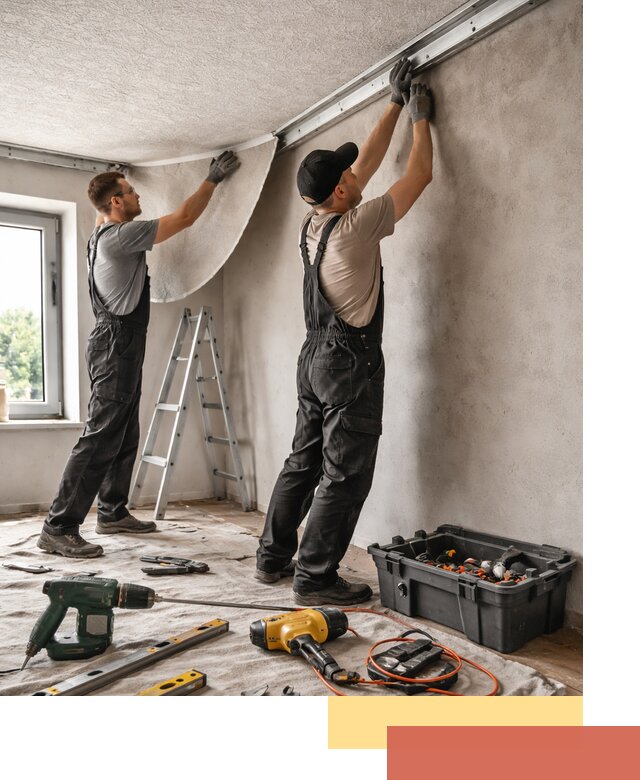 Монтаж фактурного натяжного потолка в Карасук качественно и быстро