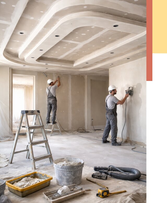 Многоуровневый потолок из гипсокартона в Карасук от 762 руб. под ключ | ОТДЕЛОЧНИК-Кск