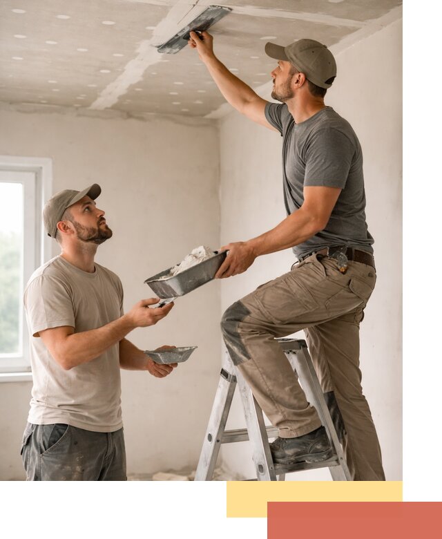 Шпаклевка потолка из гипсокартона в Карасук качественно и быстро