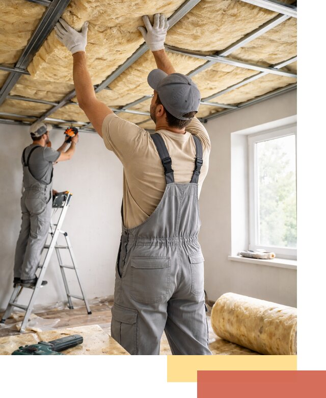 Утепление потолка под ключ в Карасук качественно и быстро