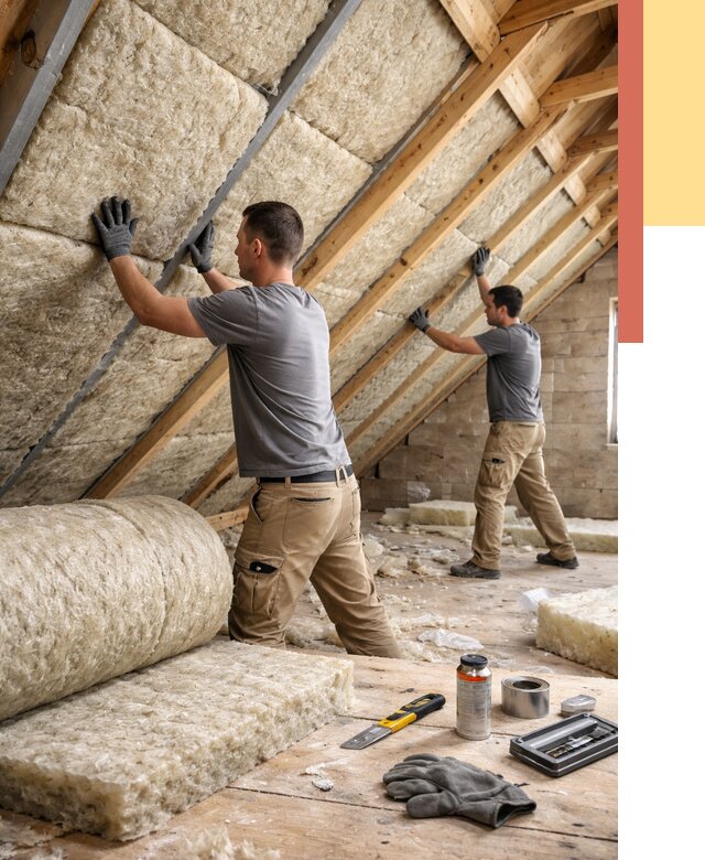 Утепление потолка минватой в Карасук от 1473 руб. — быстро и недорого | ОТДЕЛОЧНИК-Кск