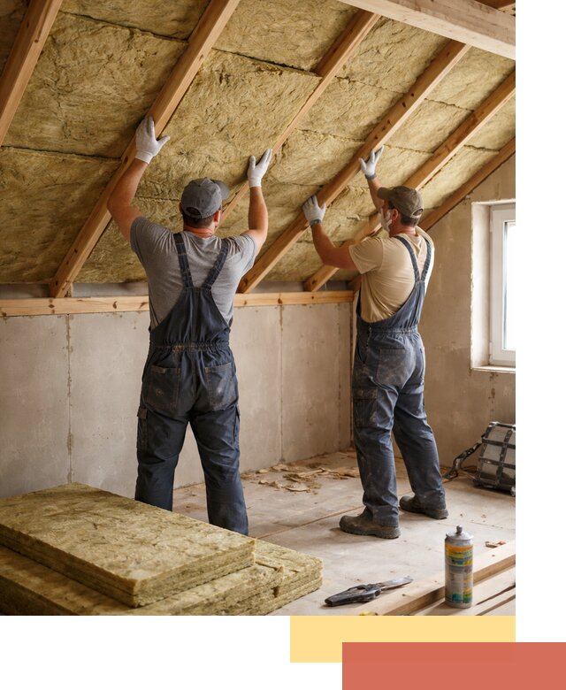 Утепление потолка минеральной ватой в Карасук