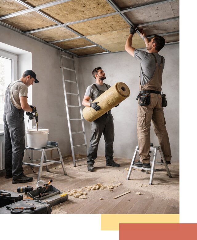 Шумоизоляция потолка в Карасук: профессиональный монтаж и отделка